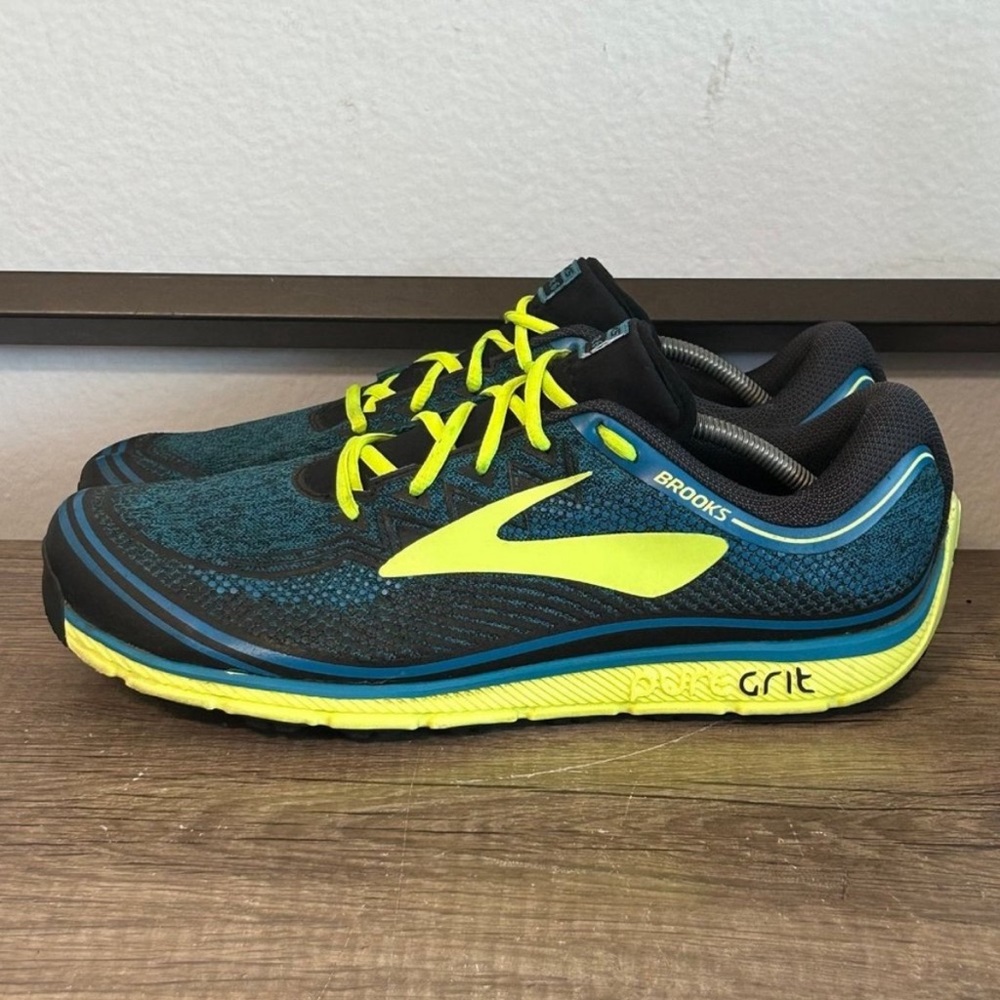 Brooks Pure Grit 6 Men’s Trail Running Shoes Size 13 Blue/green